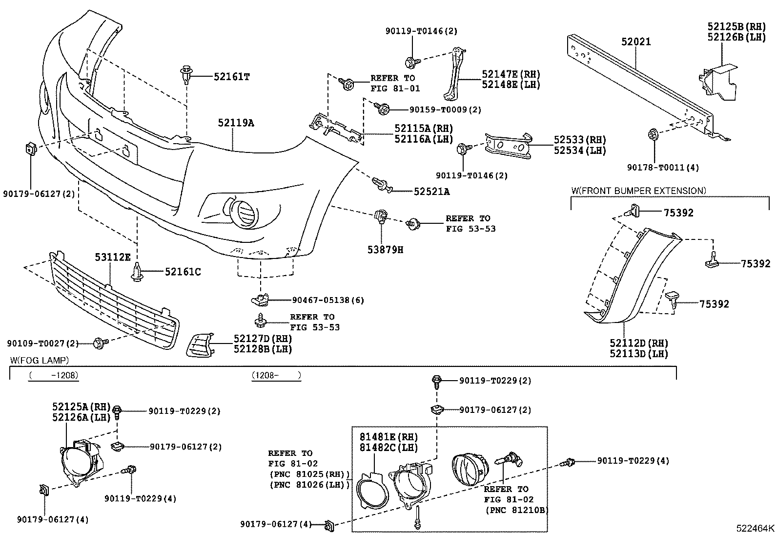 TOYOTA 52116 0K070 - Кронштейн бампера autosila-amz.com