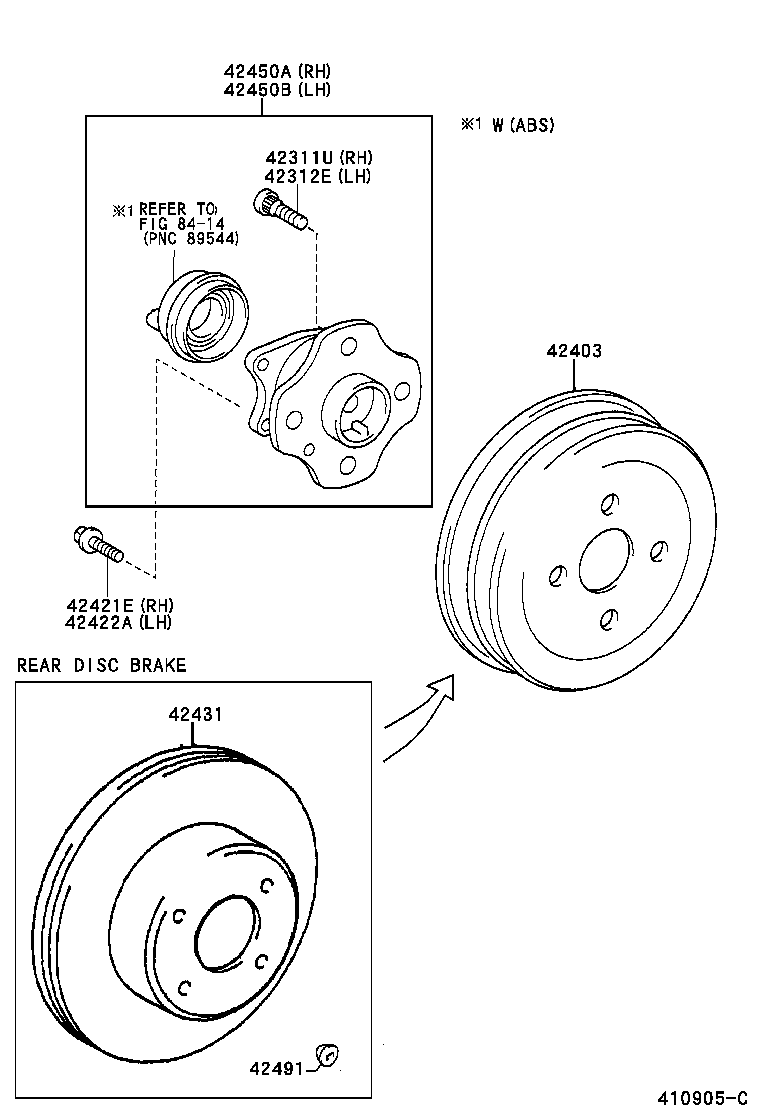 Suzuki 4243152050 - Тормозной диск autosila-amz.com