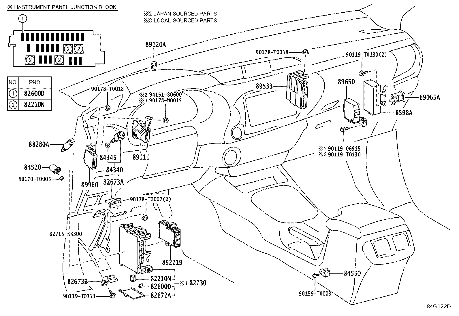 TOYOTA 84340-09040 - ВЫКЛЮЧАТЕЛЬ. СТОП-СИГНАЛА. autosila-amz.com