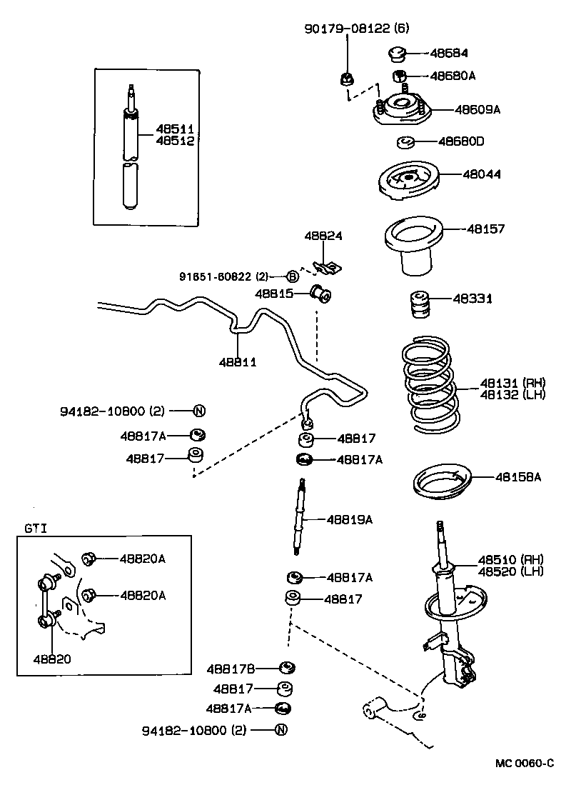 TOYOTA 48609-12192 - Опора стойки 48609-12192/12200/12201/12190/12191/01040/12200 (краб) (TSS-006) autosila-amz.com