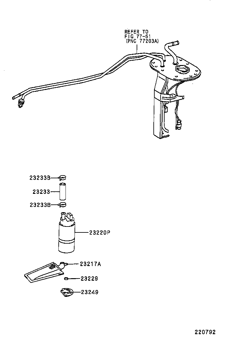 TOYOTA 2322116490 - НАСОС ТОПЛИВНЫЙ ИНЖЕ autosila-amz.com