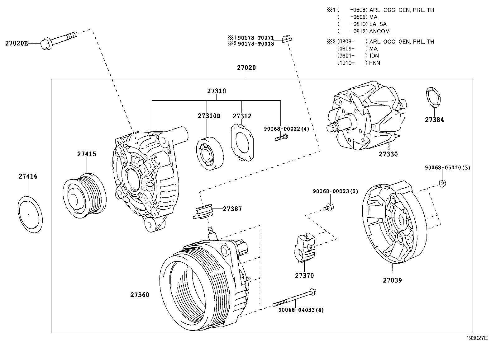 Berliet 27060-0L021 - Генератор autosila-amz.com