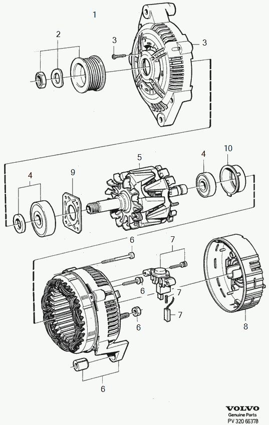 VW 9162683 - Генератор autosila-amz.com