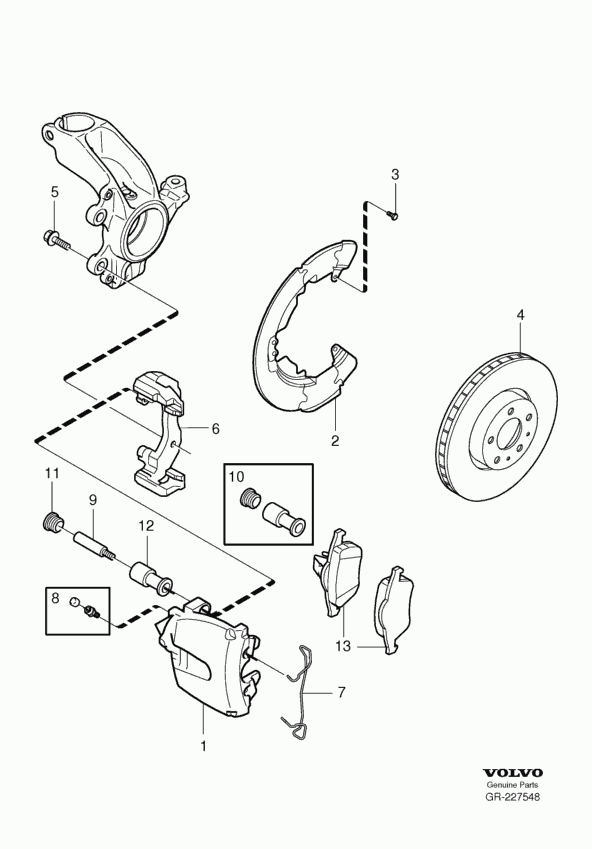 Volvo 36000731 - Тормозной суппорт autosila-amz.com