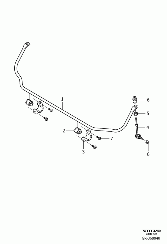 FORD 30736948 - Тяга / стойка, стабилизатор autosila-amz.com