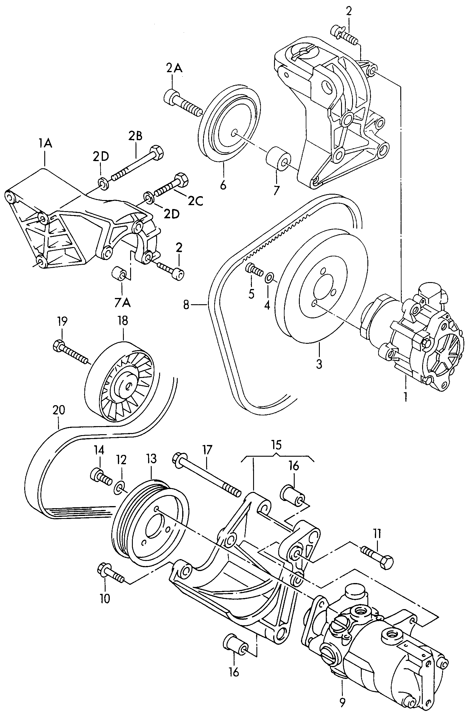 VW 023 145 271 B - Клиновой ремень, поперечные рёбра autosila-amz.com