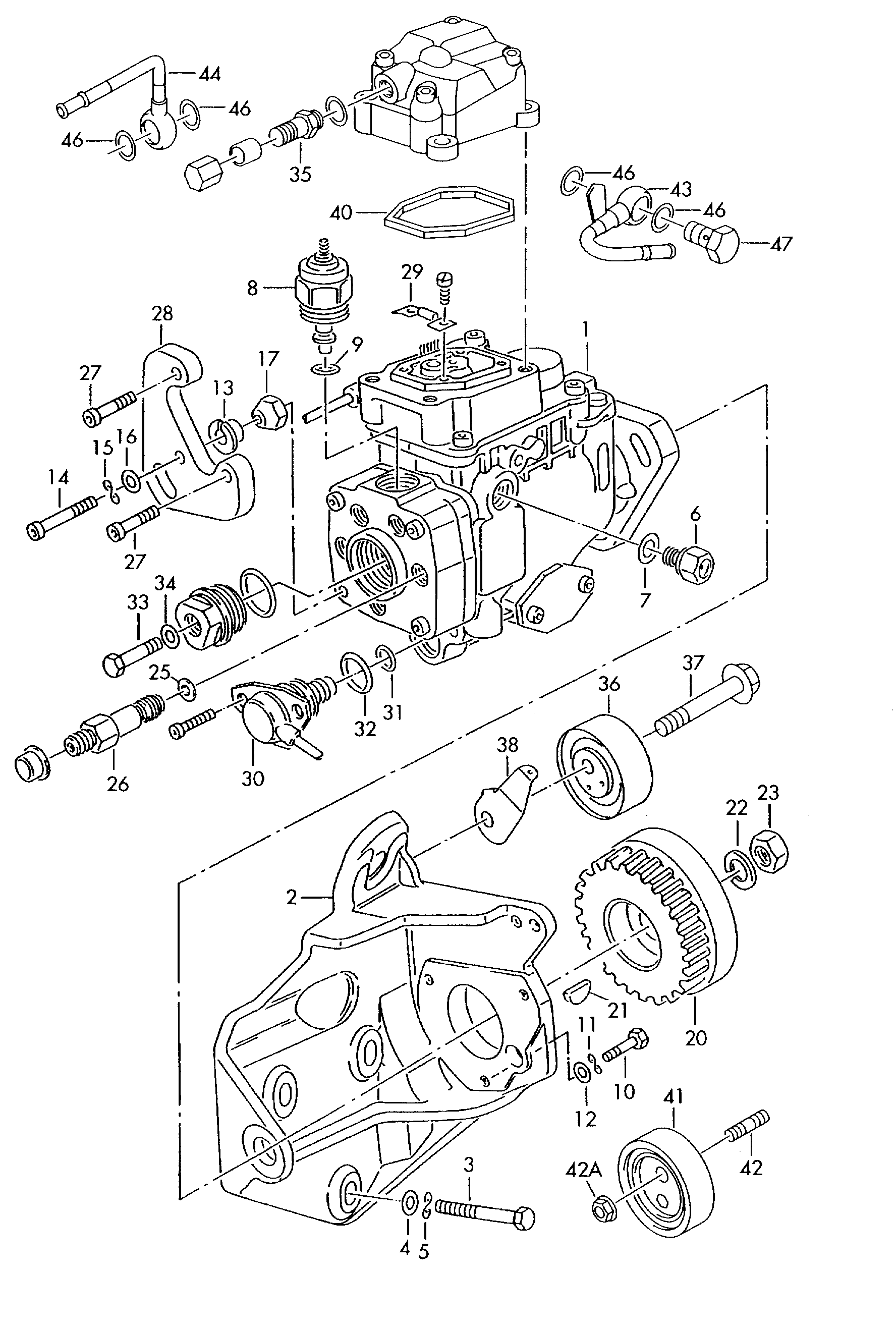 VW N 907 613 01 - Комплект зубчатого ремня ГРМ autosila-amz.com