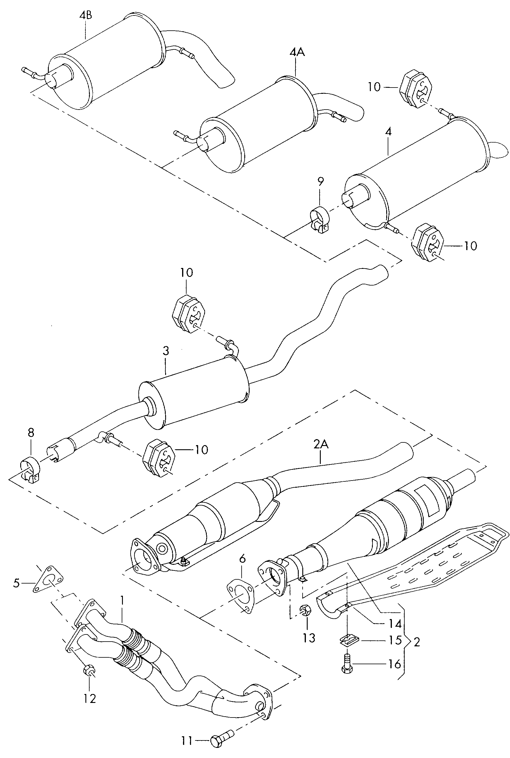 VW 7M0131701SX - Катализатор autosila-amz.com