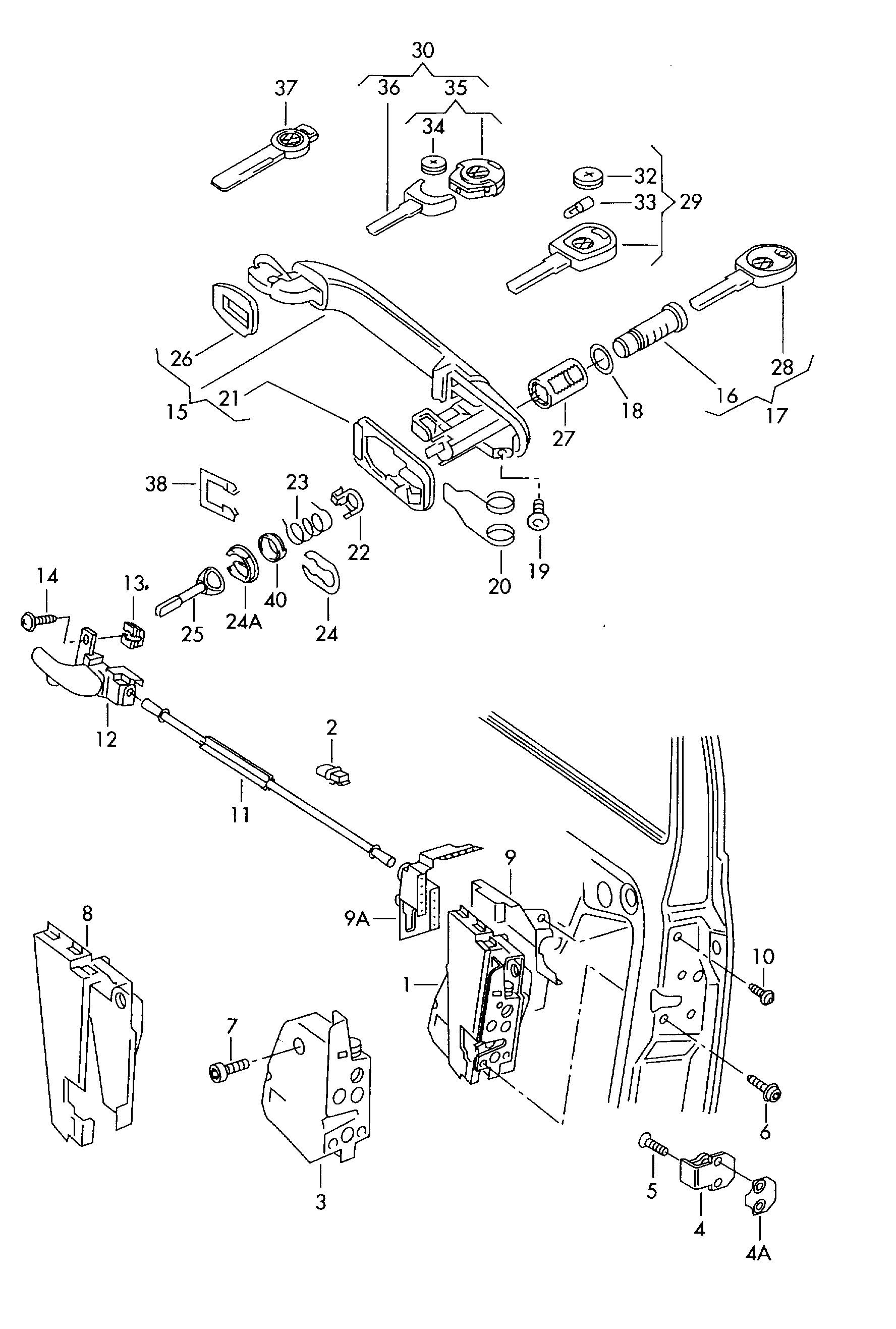 VAG 7M0959753E - БРЕЛОК / SENDEEINHE autosila-amz.com