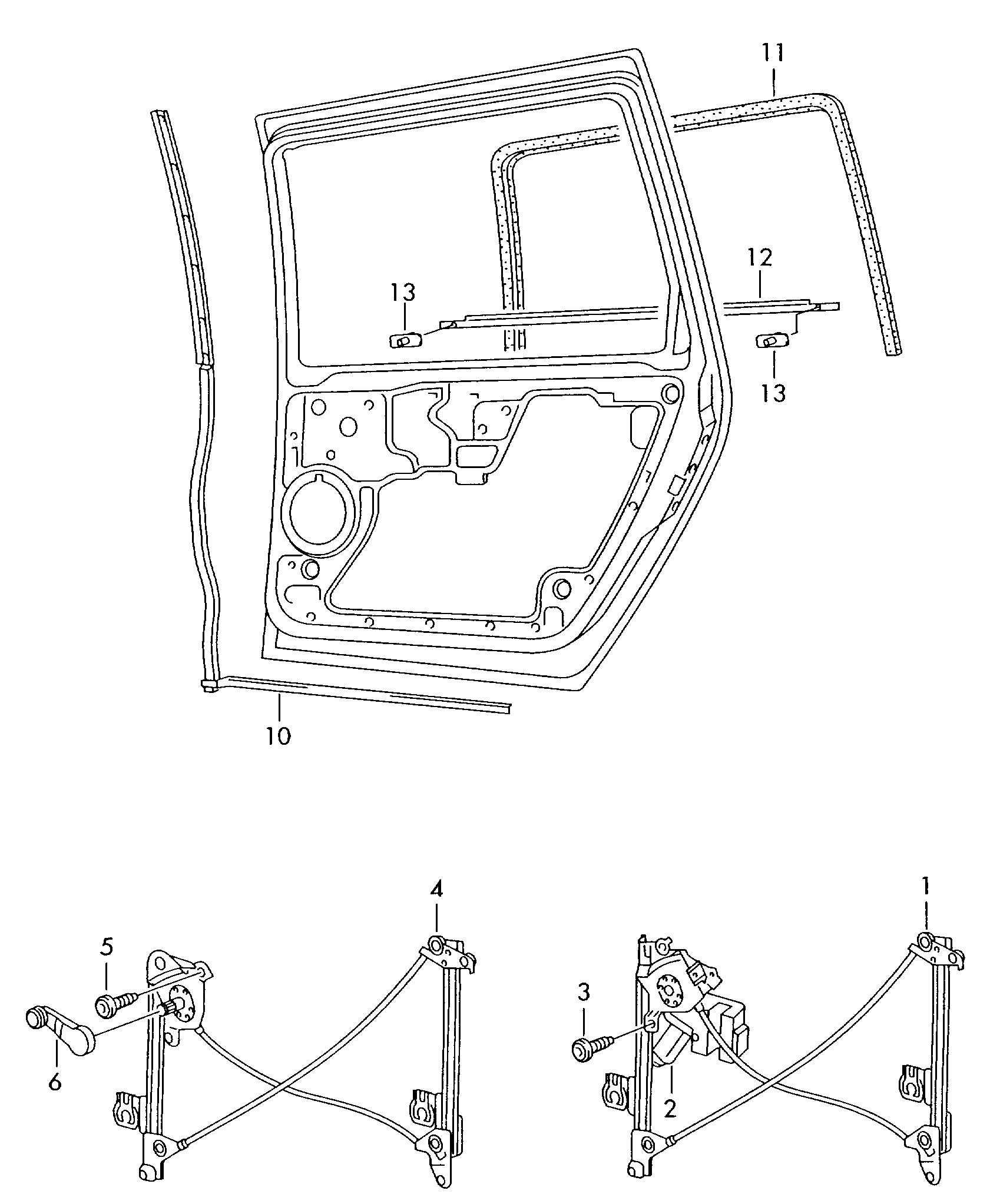 Seat 7M0839461 - Стеклоподъемник autosila-amz.com