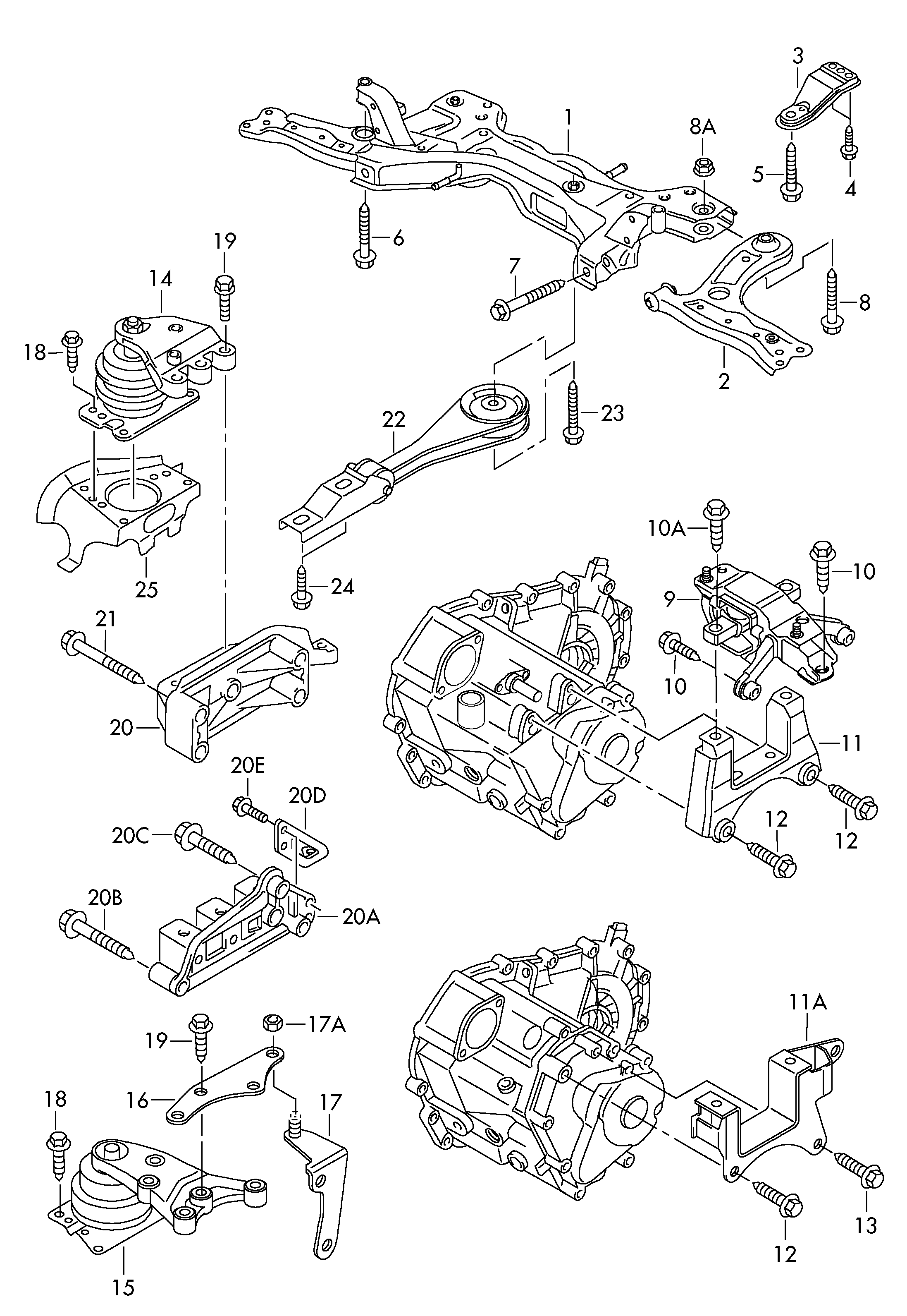 VAG N  0195339 - Болт, система выпуска autosila-amz.com