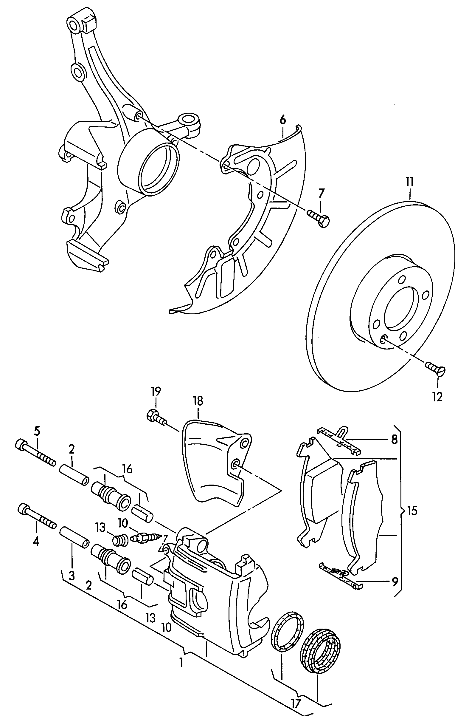 Skoda 6N0615301 - Тормозной диск autosila-amz.com