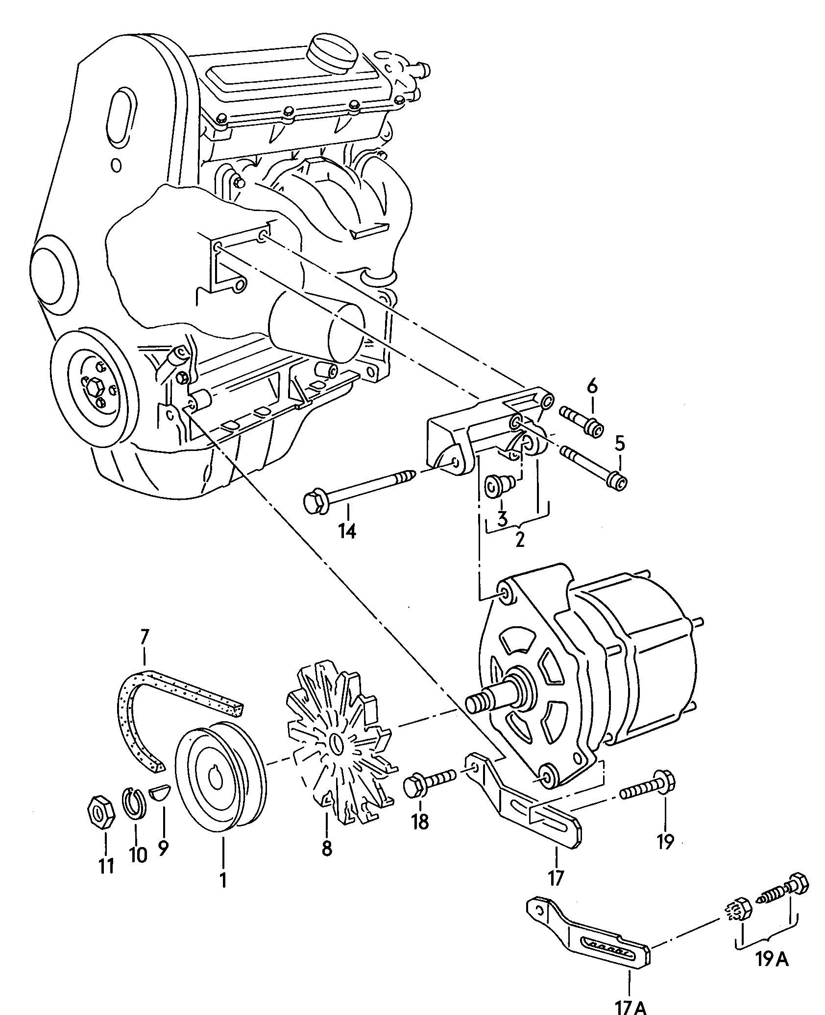 VAG 052903137F - ремень клиновой VW autosila-amz.com