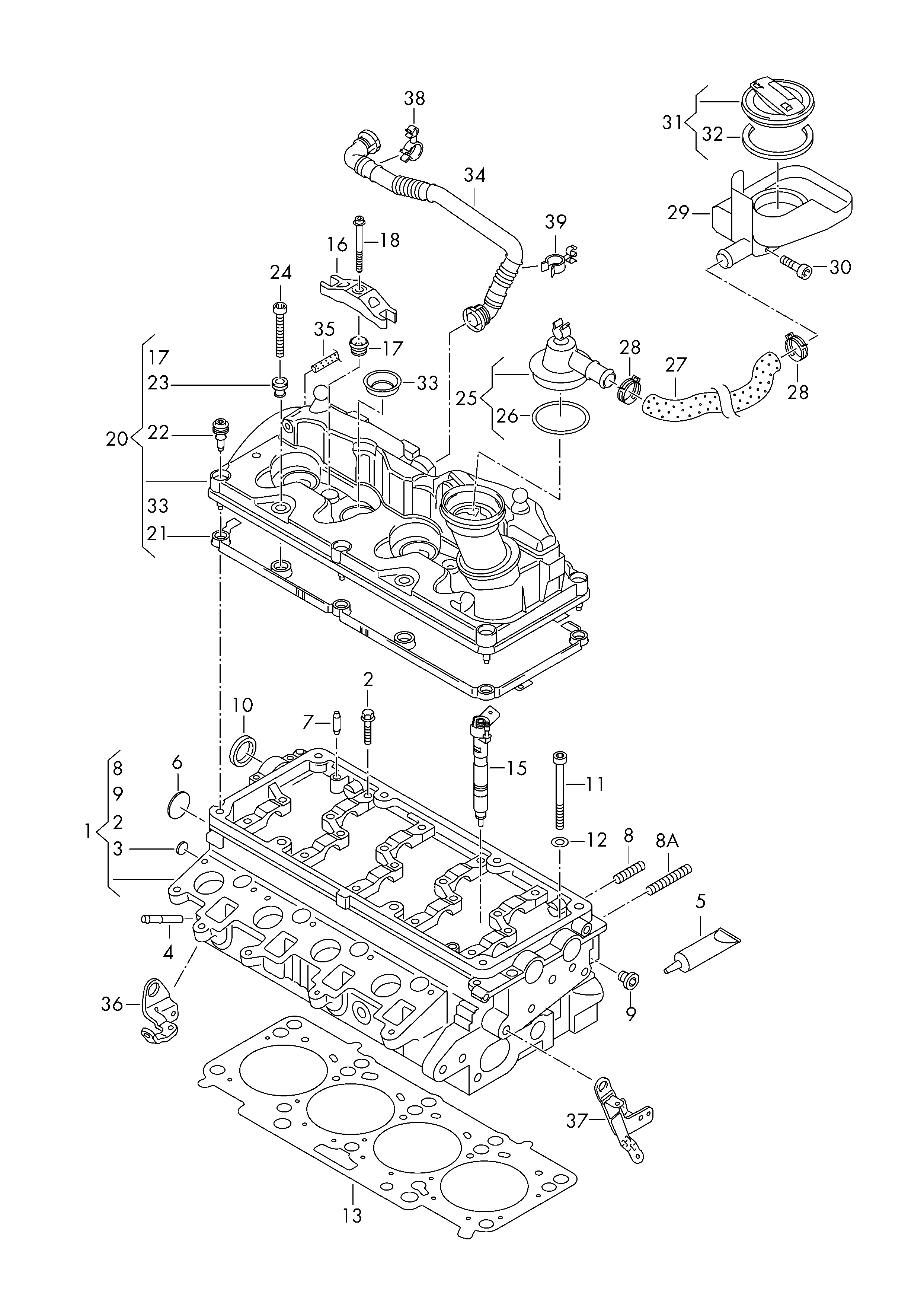 VAG 03L103351N - ГБЦ autosila-amz.com