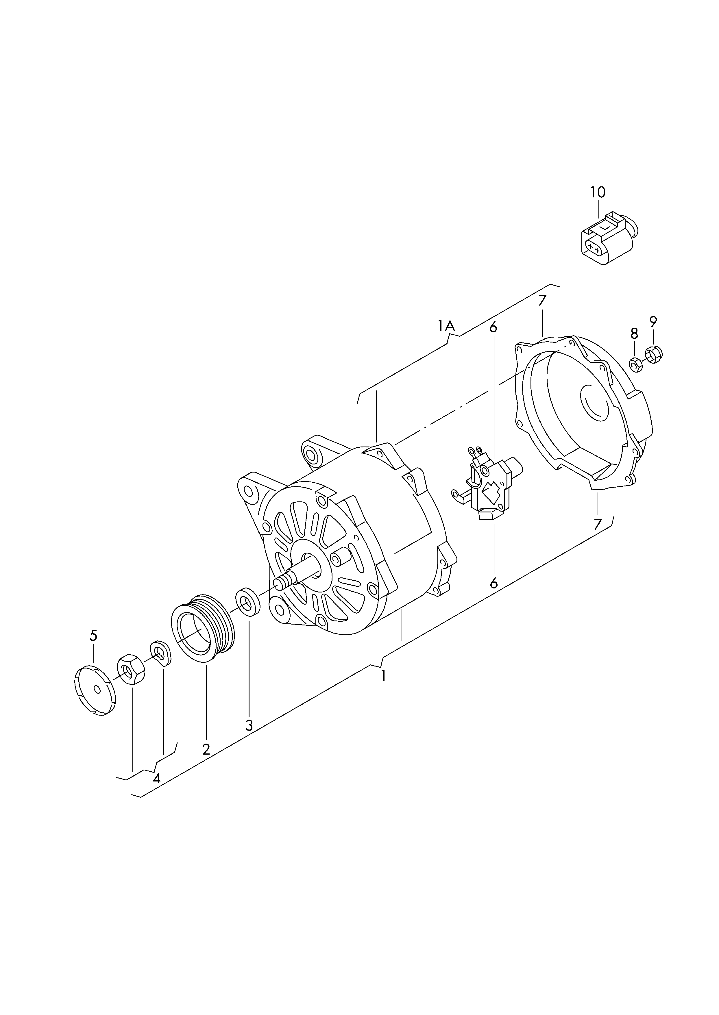 AUDI 03C 903 024 E - Генератор autosila-amz.com