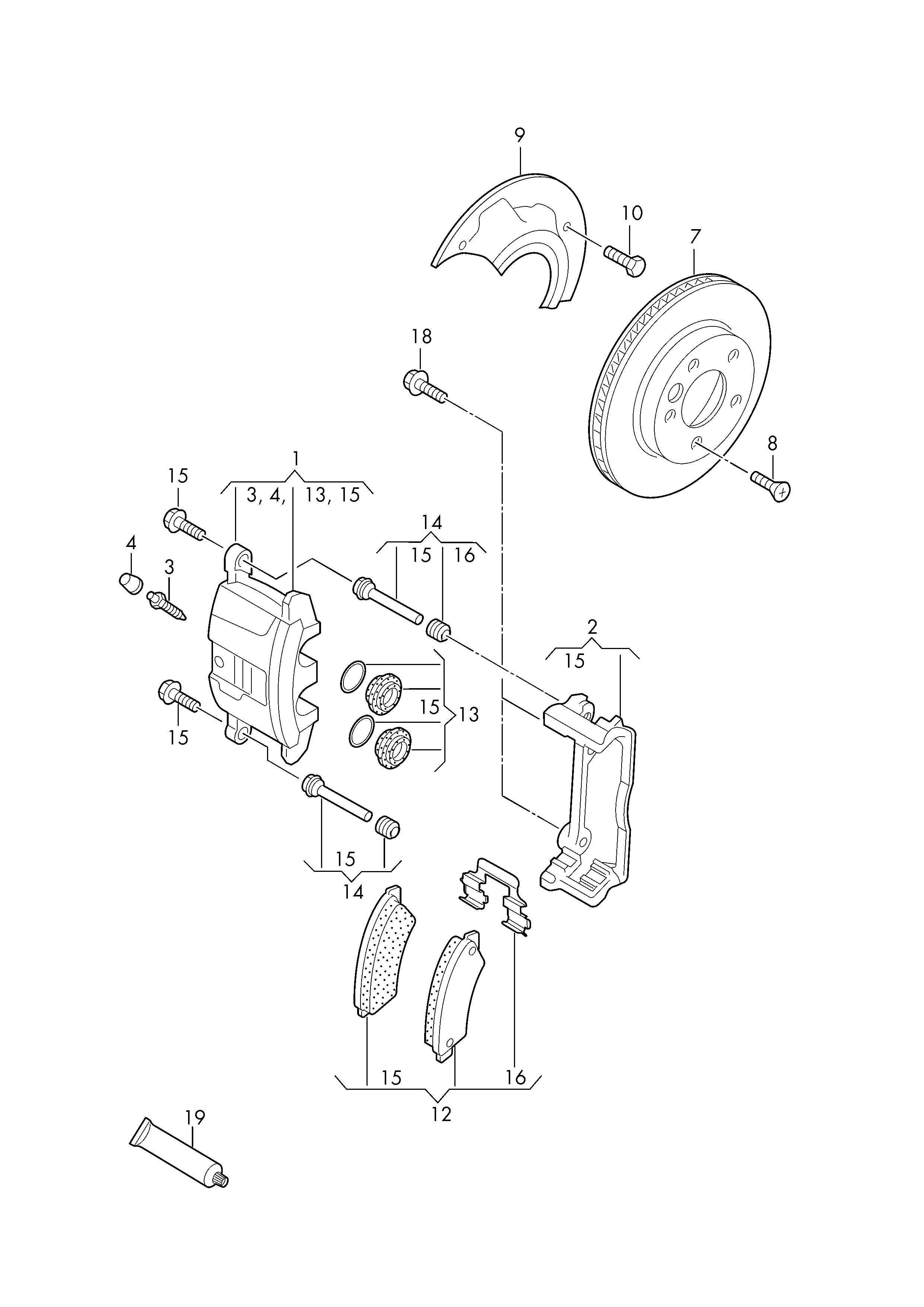 Seat 2H0615301A - Тормозной диск autosila-amz.com