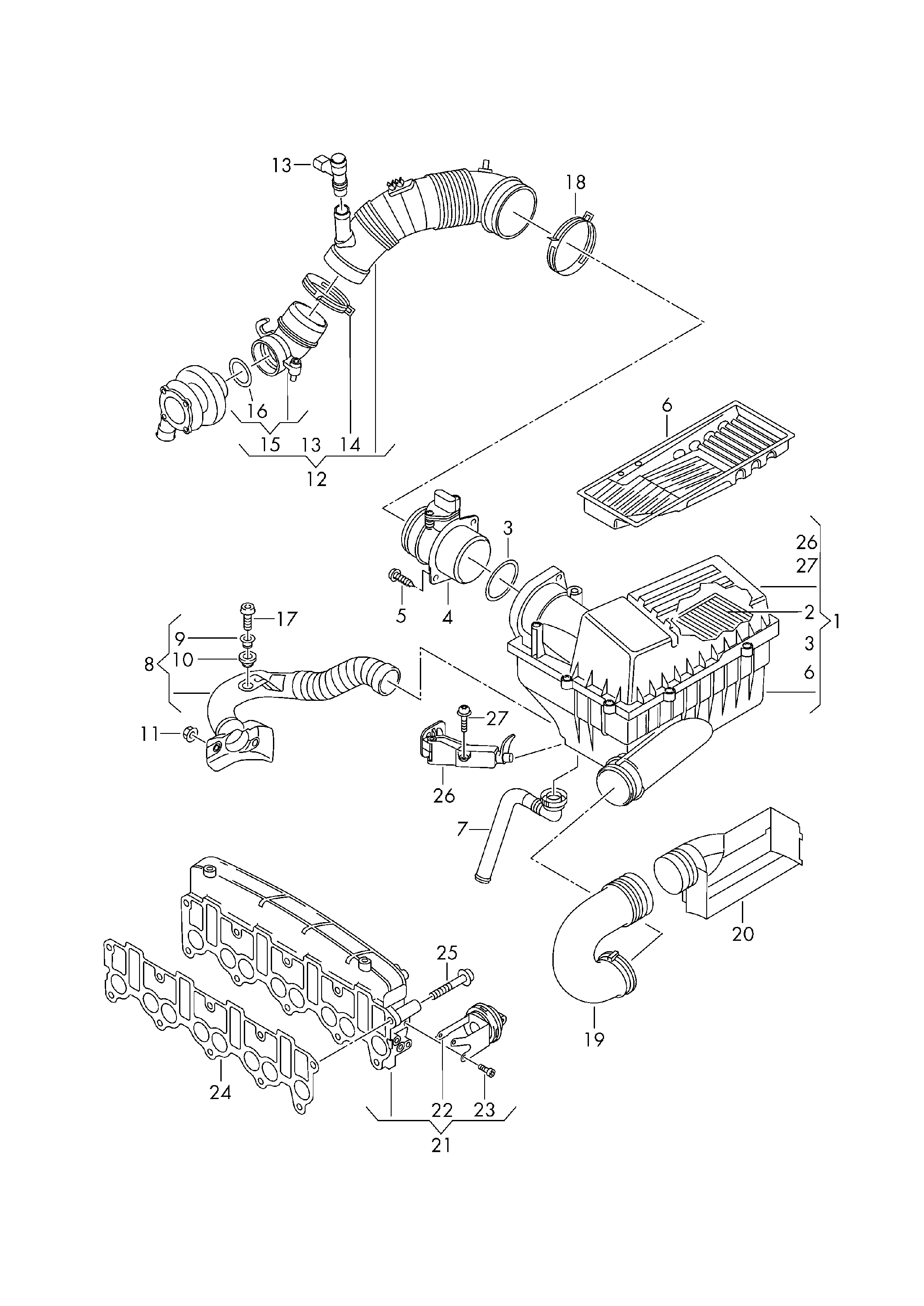 Seat 1K0 129 620 E - Воздушный фильтр, двигатель autosila-amz.com