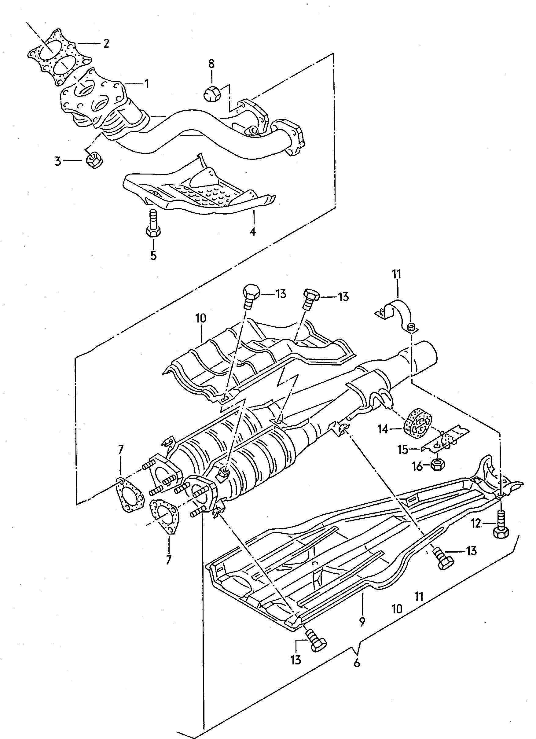 VW 893253147D - Кронштейн, втулка, система выпуска ОГ autosila-amz.com