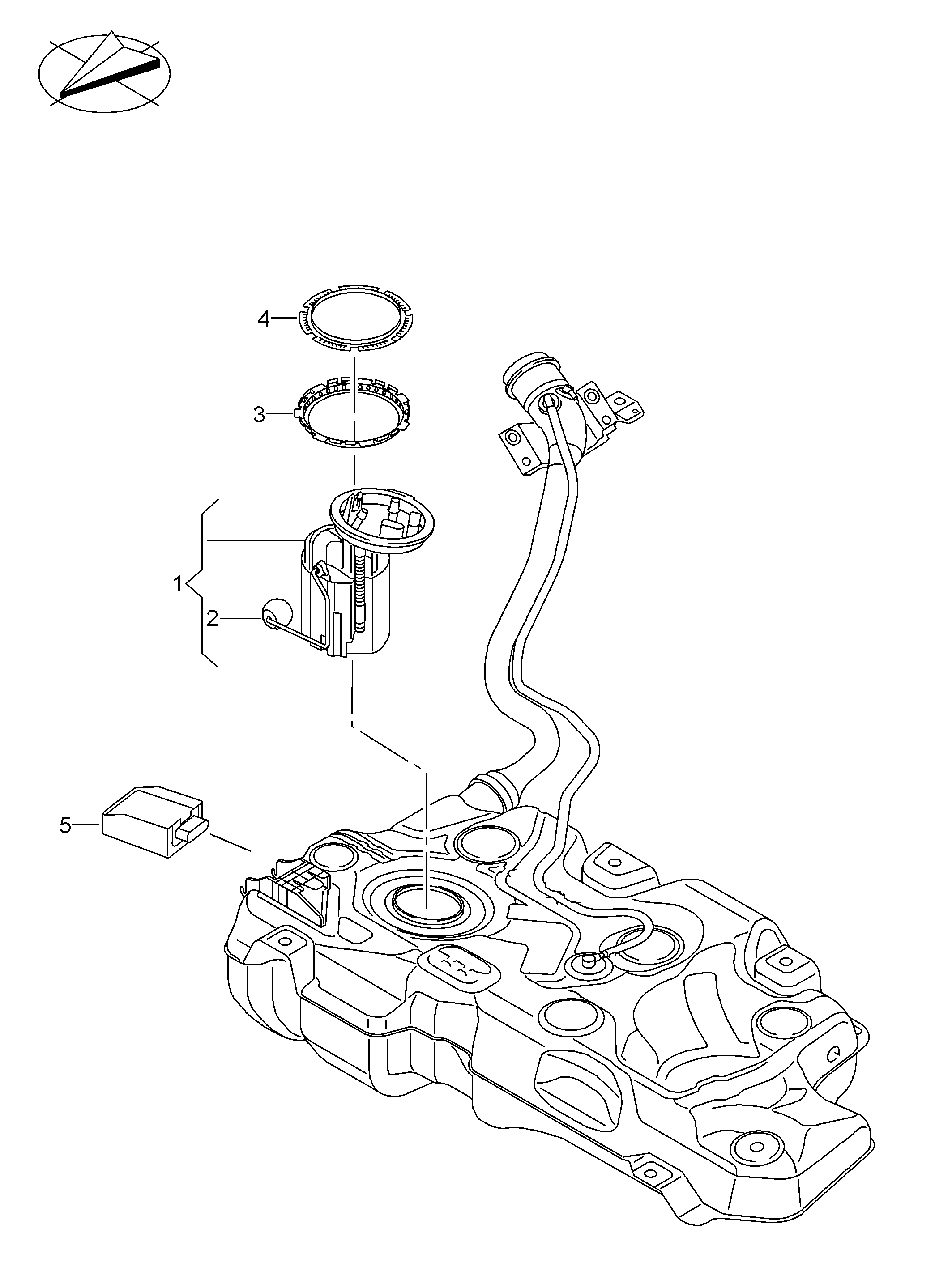 VAG 2K0919050A* - НАСОС ТОПЛИВНЫЙ autosila-amz.com