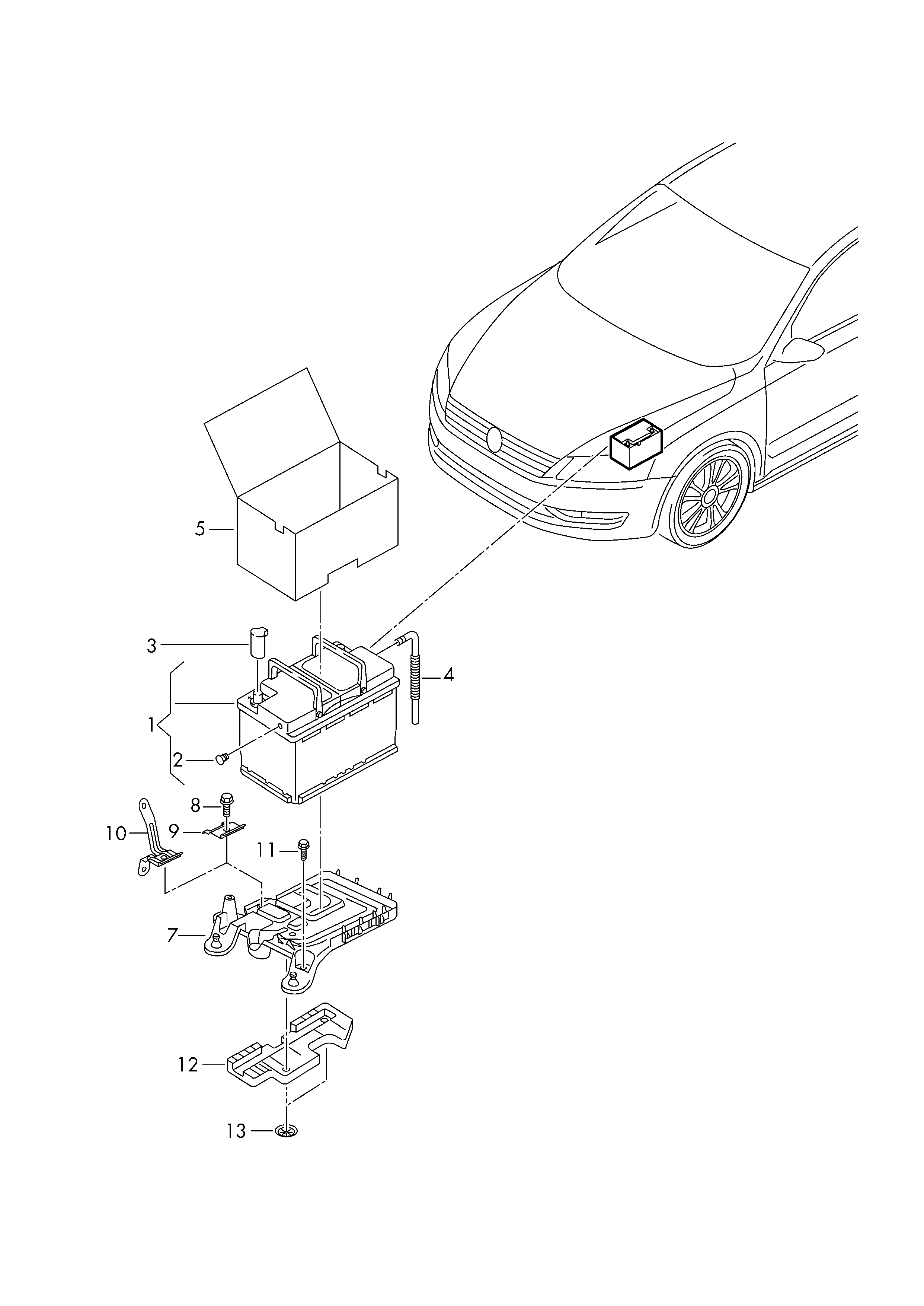 VW 000 915 105 DE - Стартерная аккумуляторная батарея, АКБ autosila-amz.com