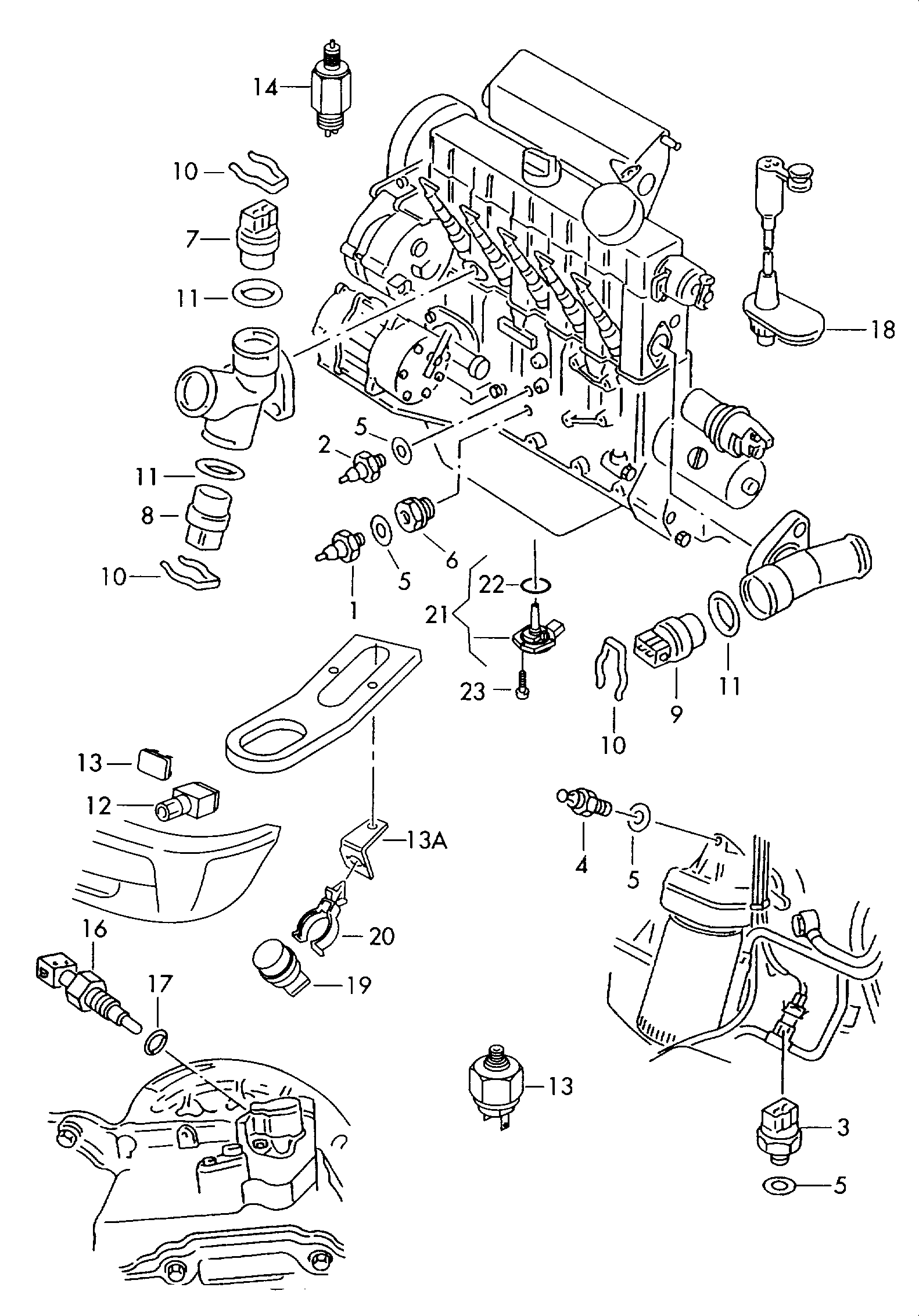 Seat 7D0 919 369 - Термовыключатель, вентилятор радиатора / кондиционера autosila-amz.com