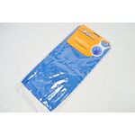 Салфетка (микрофибра) (35х40) двухсторонняя синяя AIRLINE