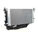 Блок охлаждения (радиатор+конденсор+вентилятор) VW Polo (09-)/(20-) (LRK 1853) LUZAR