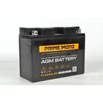 АКБ PRIME MOTO 18Ah (R+) (MF) (AGM) (пт 350) (PTX24HL-BS) (204x91x159)