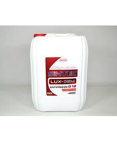Антифриз SINTEC - 40 град (красный) LUX-OEM G12+ 10 кг