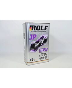 Масло ДВС ROLF 0W30 SN ILSAC GF5 JP 4 л РАСПРОДАЖА!, Емкость: 4 л.