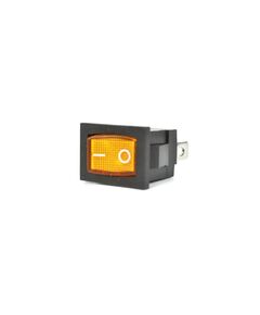 Кнопка универсальная Mini желтая с подсветкой (3 конт) Nord Yada