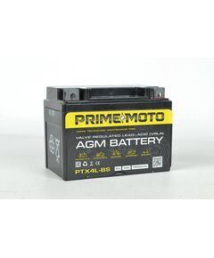 АКБ PRIME MOTO 4Ah (R+) (MF) (AGM) (пт 110) (PTX4L-BS) (113x70x89)
