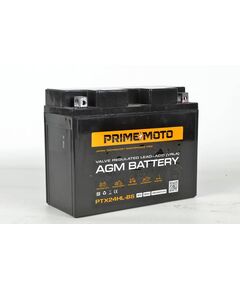 АКБ PRIME MOTO 18Ah (R+) (MF) (AGM) (пт 350) (PTX24HL-BS) (204x91x159)