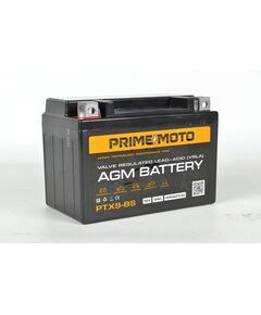 АКБ PRIME MOTO 9Ah (L+) (MF) (AGM) (пт200) (PTX9-BS) (151x71x107)