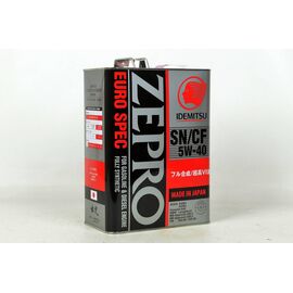 Масло ДВС IDEMITSU 5W40 SN/CF Zepro Euro Spec 4 л, Емкость: 4 л.