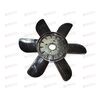 Крыльчатка вентилятора 412 охлаждения ДВС (6 лоп) (черная) Запорожье
