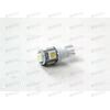 Лампа с/диод 12В T10-5 W5W 5SMD габарит белая AV