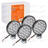 Фара с/диод круглая 14 LED направленный свет 14W (83х83х22) 12V (4 шт) STANDART AIRLINE