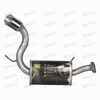 Глушитель Chevrolet Captiva (06-) 2.0d (алюмин) (EMM 0512) TRIALLI