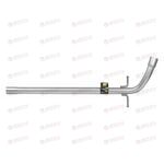 Труба перех. VW Polo Sedan (RUS) (10-) 1.6i CFNA (алюм. сталь)  (ECP 1801) TRIALLI