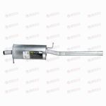 Глушитель VW Caddy (04-) 1.6i (алюмин) (EMM 0520) TRIALLI