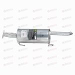 Глушитель Nissan Tiida (07-) (алюмин) (EMM 1405) TRIALLI