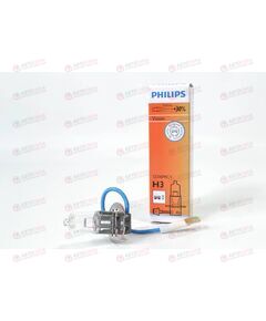 Лампа галоген 12В H3 55 Ватт +30% Premium Philips