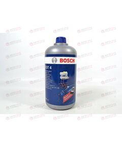 Тормозная жидкость BOSCH Дот-4 1л (пластик банка), Емкость: 1 л.