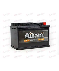 Аккумулятор 75VL ATLANT Black (R+) (0) (пт 640)(278х175х190) 2022 год