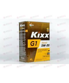 Масло ДВС KIXX 5W30 SN PLUS/GF-5 G1 Dexos1 4 л, Емкость: 4 л.