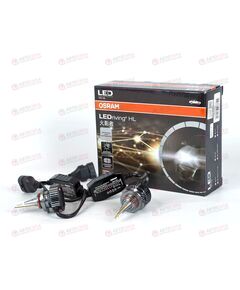 Лампа с/диод HB3/HB4 12B 25Вт 6000К Naruto LEDriving (2 шт) OSRAM
