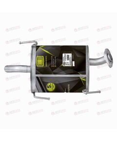 Глушитель Nissan Almera N16 хетчбек (00-) 1.5i/1.8 (алюмин) (EMM 0325) TRIALLI