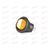 Кнопка универсальная круглая желтая с подсветкой (3 конт) Nord Yada