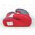 Автокресло детское Raft бустер красное гр. 3, 22-36 кг, 6-12 лет ZLATEK, изображение 3
